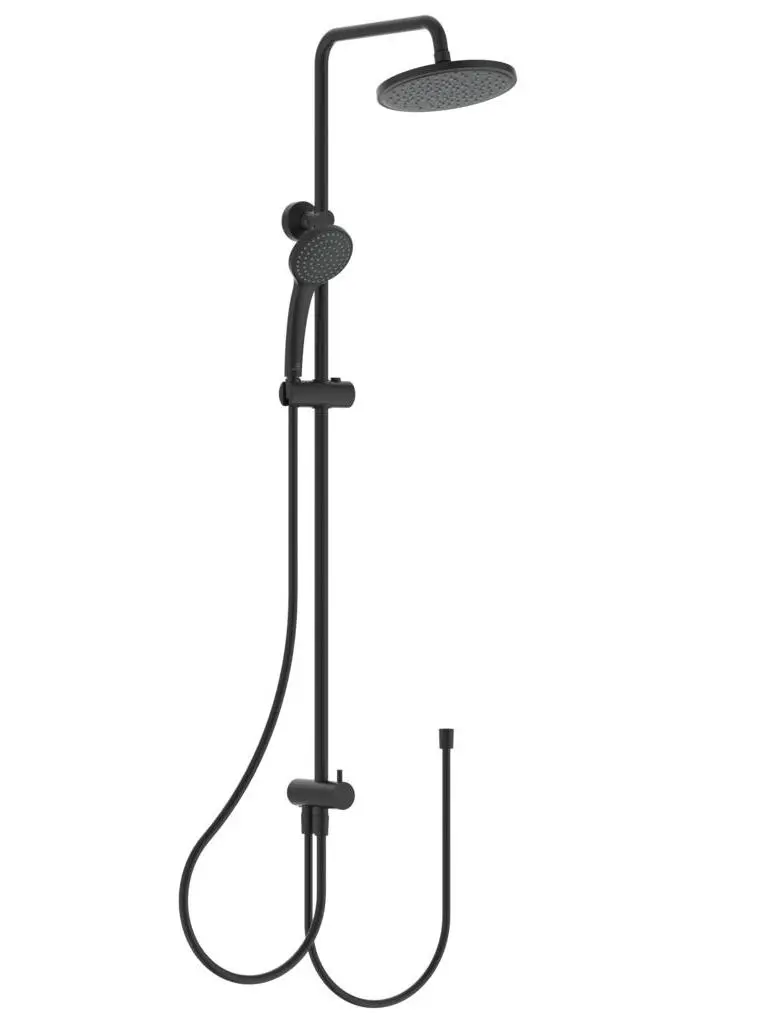 Ideal Standard Idealrain - dušas komplekts ar pārslēdzēju, melns BC747XG
