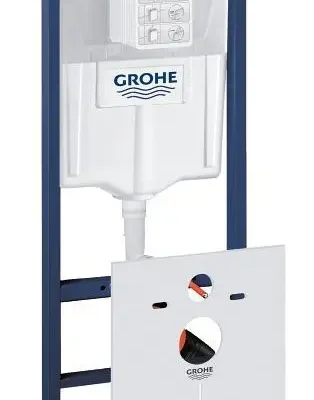 Grohe Rapid SL - zemapmetuma elements piekarināmam WC, skalošanas tvertne GD2, montāžas augstums 113 cm 38539001