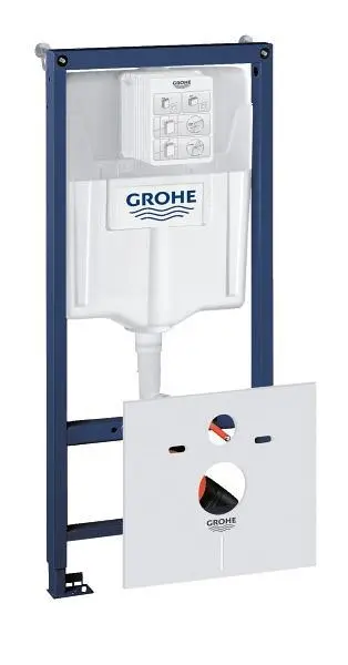 Grohe Rapid SL - zemapmetuma elements piekarināmam WC, skalošanas tvertne GD2, montāžas augstums 113 cm 38539001