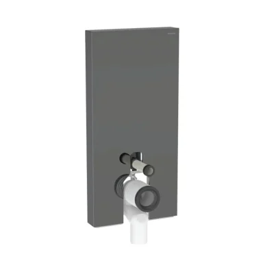 Geberit Monolith Plus - sanitārais modulis stāvošam WC, 101 cm, pieslēgums apakšā, stikls/Lava 131.202.JK.7