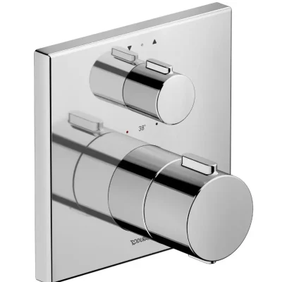 Duravit - zemapmetuma termostata maisītājs 2 patērētājiem, hroms TH4200013010