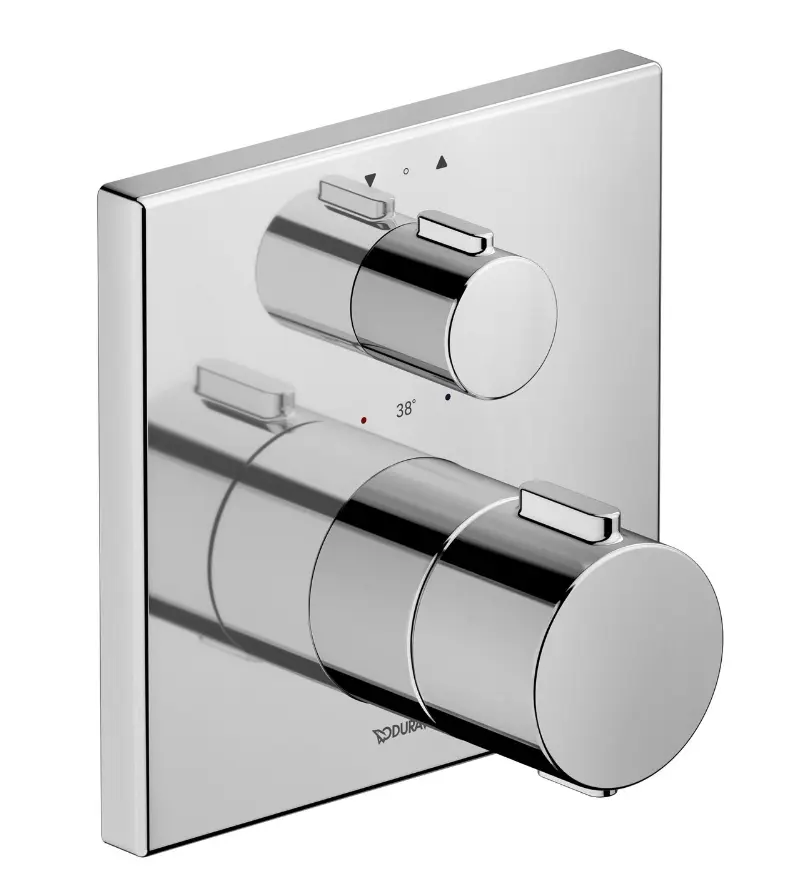 Duravit - zemapmetuma termostata maisītājs 2 patērētājiem, hroms TH4200013010