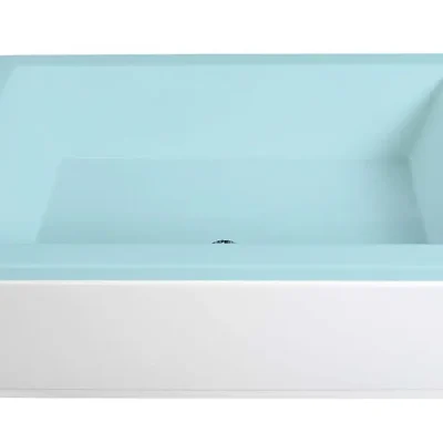 Polysan Deep Plain - apmale NIKA 100, 100x36 cm, balta 84825