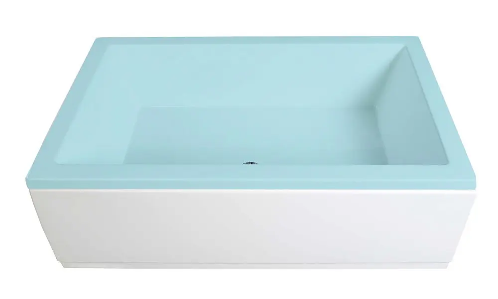 Polysan Deep Plain - apmale NIKA 100, 100x36 cm, balta 84825