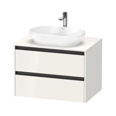 Duravit Ketho.2 - izlietnes skapītis 57x80x55 cm, 2 atvilktnes, balts spīdīgs K24895022220000