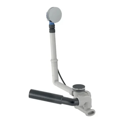 Geberit piederumi - noteces un pārplūdes komplekts vannām, garums 26 cm, hroms spīdīgs 150.530.21.6