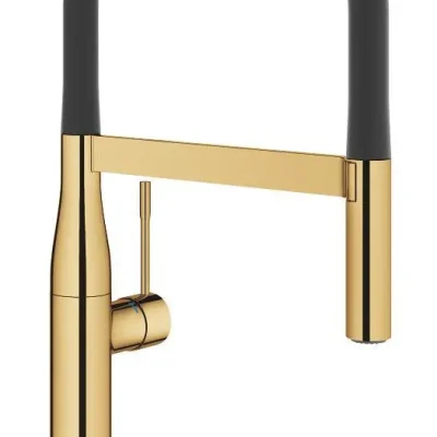 Grohe Essence - virtuves izlietnes maisītājs ar elastīgu izteku, Cool Sunrise 30294GL0