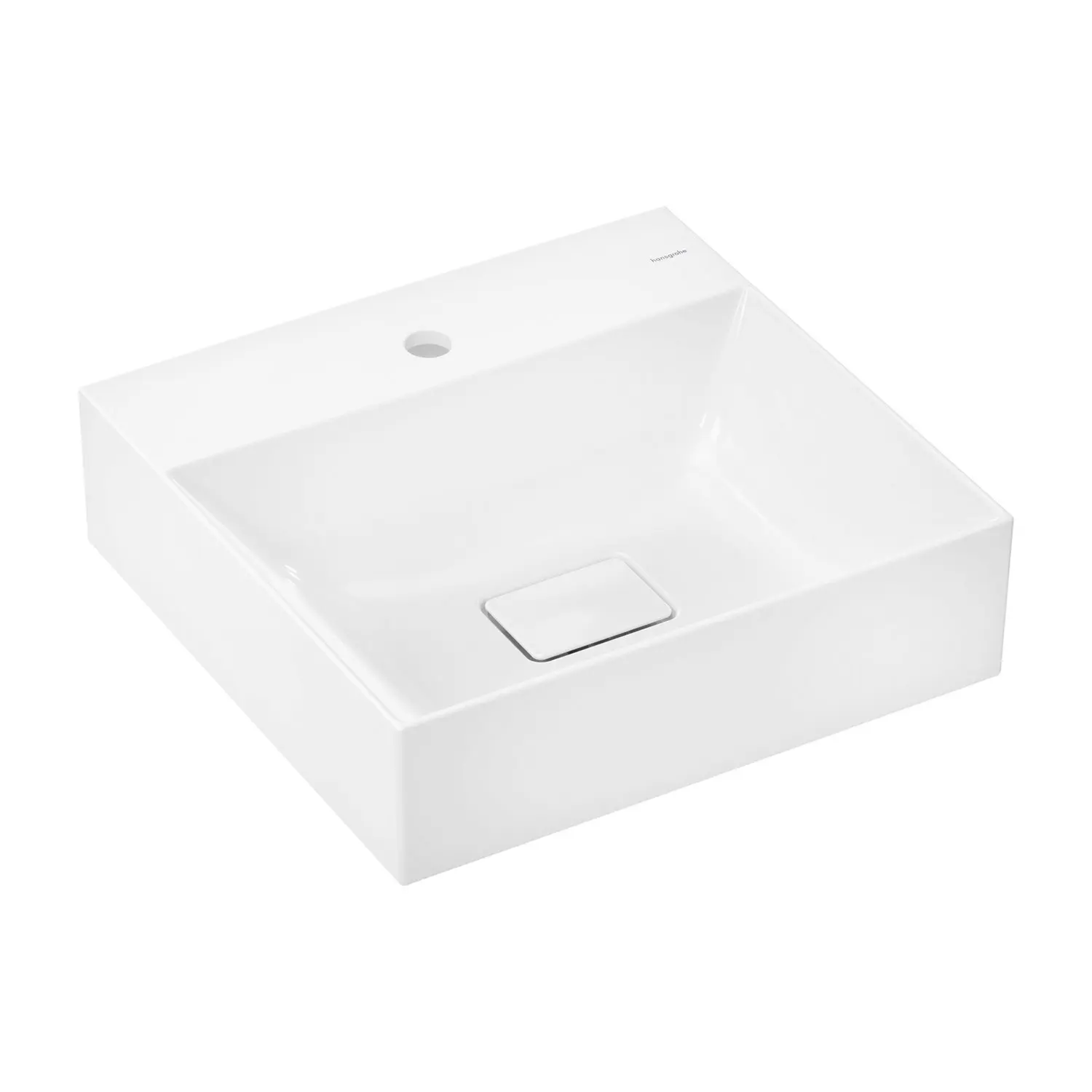 Hansgrohe Xevolos E - roku mazgājamā izlietne 50x48 cm, bez pārplūdes, krāna caurums, SmartClean, balta 61088450