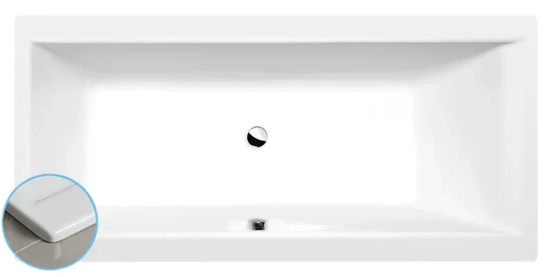 Polysan vannas - vanna 160x75x48 cm, balta 93611S
