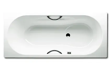 Kaldewei Ambiente - taisnstūra vanna Vaio komplekts Star 957, 160x70 cm, ar rokturu atverēm, pilnas virsmas pretslīdes pārklājums, balta 233727090001