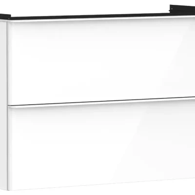 Hansgrohe Xelu Q - izlietnes skapītis, 63x98x50 cm, 2 atvilktnes, balts spīdīgs/balts matēts 54031700