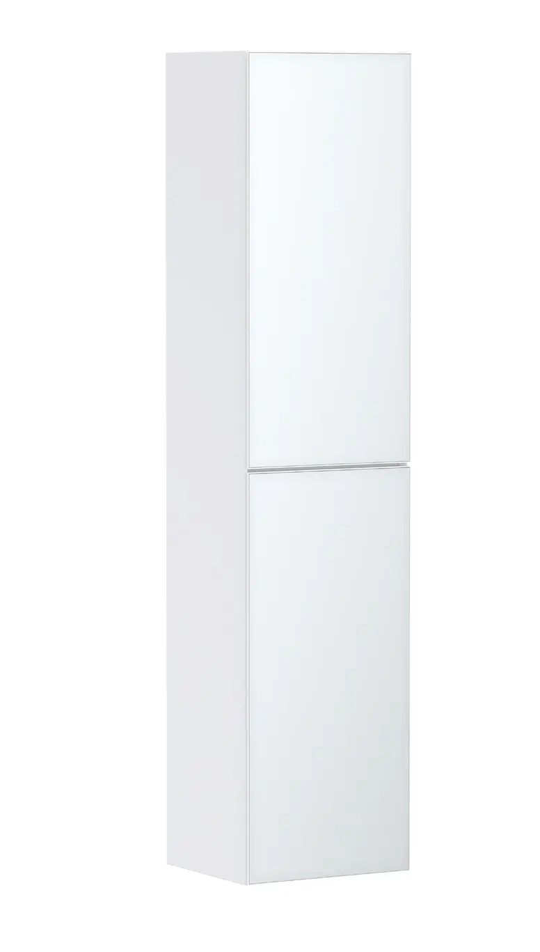 Hansgrohe Xevolos E - augstais skapis 40x176x36 cm, 2 durvis, eņģes kreisajā pusē, matēti balts/metāliski balts 54218320