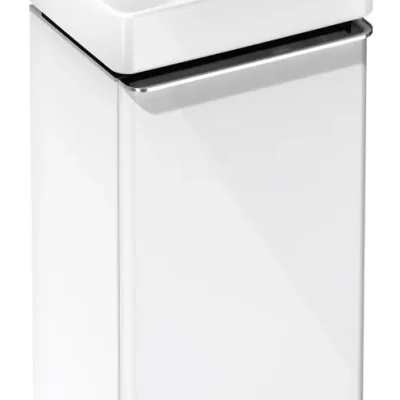 Hansgrohe Xelu Q - roku mazgāšanas izlietne ar apakškabinetu, 63x34x27 cm, 1 durvis, eņģes labajā pusē, balta spīdīga/hroms 54365000