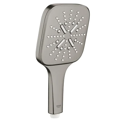 Grohe Rainshower SmartActive Cube - rokas duša 130 9,5 l/min, 3 strūklas veidi, Hard Graphite birstēts 26582AL0