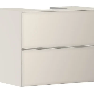 Hansgrohe Xevolos E - izlietnes apakškabinets 78x56x55 cm, 2 atvilktnes, matēti bēšs/metallic bēšs 54188790