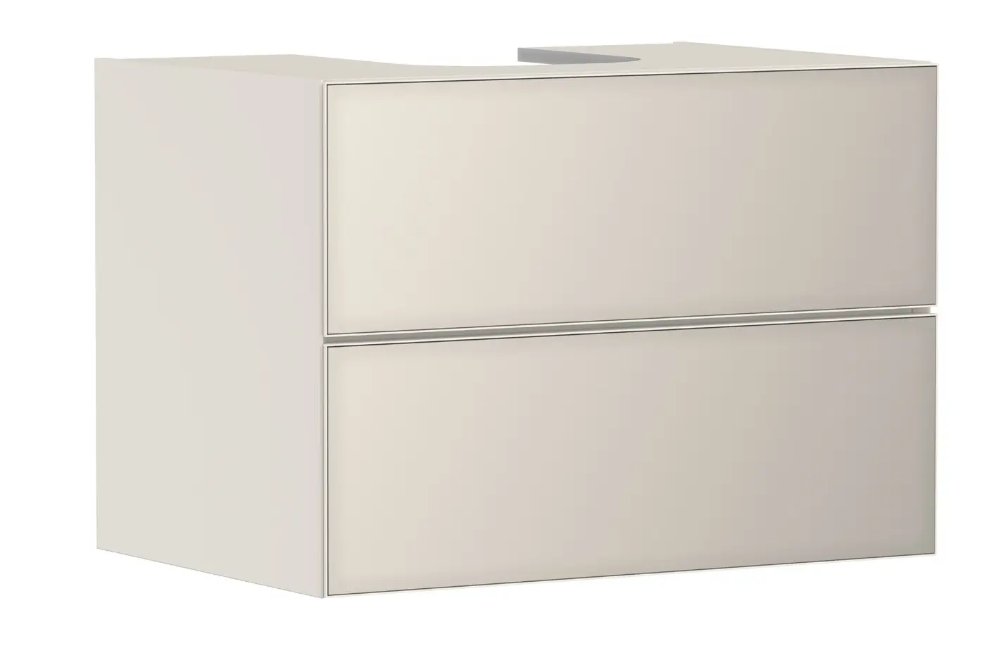 Hansgrohe Xevolos E - izlietnes apakškabinets 78x56x55 cm, 2 atvilktnes, matēti bēšs/metallic bēšs 54188790