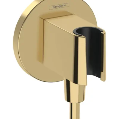 Hansgrohe Fixfit - dušas pieslēguma līkums ar turētāju, apzeltīts 26888990