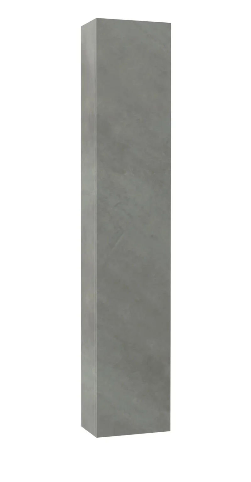 kielle Meara - augstais skapis, sienas montāža, 25x16x130 cm, betons 50226015