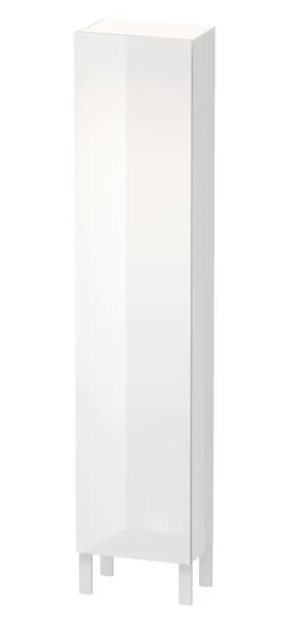 Duravit L-Cube - augstais skapis 176x40x24 cm, kreisais, balts spīdīgs LC1170L2222