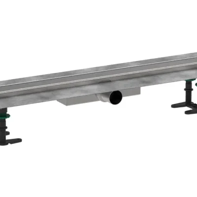 Hansgrohe RainDrain Compact - dušas noteka 80 cm, ar resti, birstēts nerūsējošais tērauds 56166800