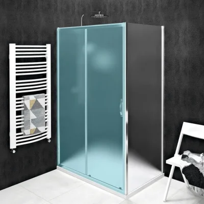 Gelco Sigma - Simply dušas siena, 70 cm, pārklāts stikls, spīdīgs alumīnijs/stikla bloks GS4370