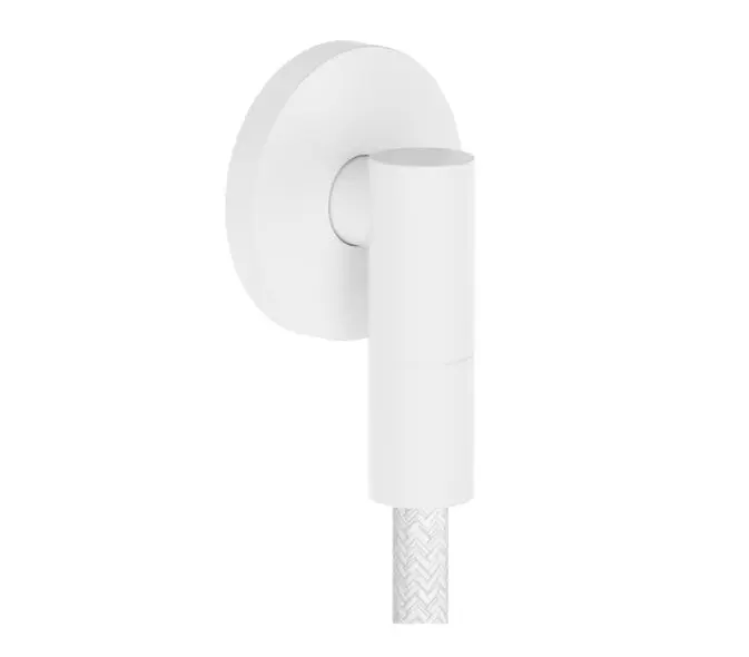 Hansgrohe FixFit Fine S - sienas pieslēguma līkums, balts matēts 28882700