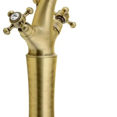 Sapho Reitano Rubinetteria Antea - izlietnes maisītājs ar noteces komplektu, augstums 30 cm, bronza 3276L