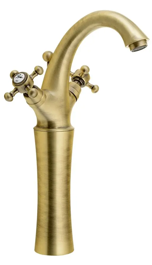 Sapho Reitano Rubinetteria Antea - izlietnes maisītājs ar noteces komplektu, augstums 30 cm, bronza 3276L