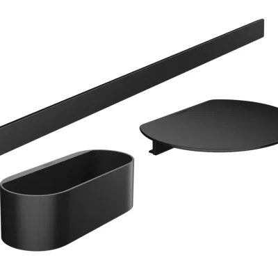 Hansgrohe WallStoris - vannas istabas aksesuāri, matēti melns 27966670