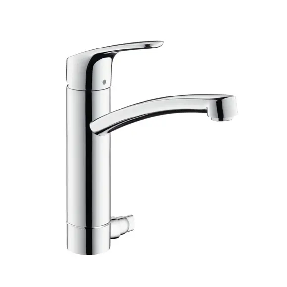 Hansgrohe Focus M41 - virtuves izlietnes vienas sviras maisītājs ar noslēgvārstu, hroms 31803000