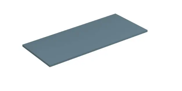 Kludi Icos - izlietnes virsma 120x50 cm, matēts petrol 50T120O3