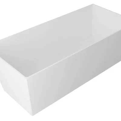 Gelco vannas - brīvi stāvoša vanna Kvadrie, 159x65x55 cm, balta GVKV1590