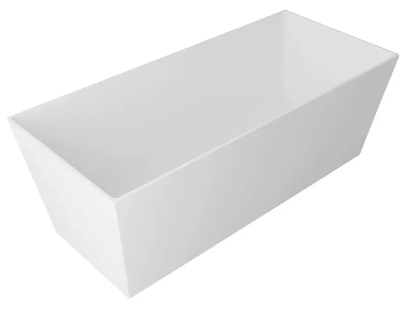 Gelco vannas - brīvi stāvoša vanna Kvadrie, 159x65x55 cm, balta GVKV1590