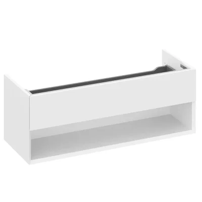 Ravak Lite - izlietnes skapītis 120x45x43 cm, 1 atvilktne, balts spīdīgs X000001867