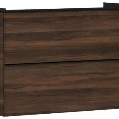Hansgrohe Xelu Q - izlietnes skapītis, 63x98x50 cm, 2 atvilktnes, tumšs valrieksts/matēti melns 54034670