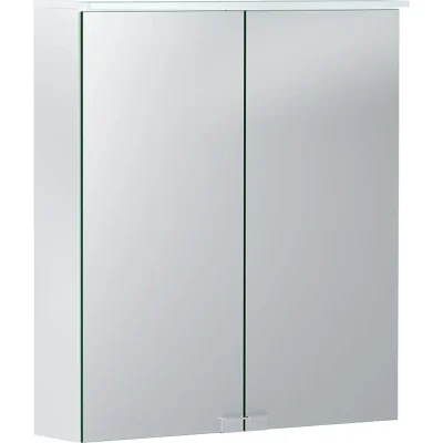 Geberit Option - spoguļskapis ar apgaismojumu, 60x68x18 cm, balts 500.273.00.1