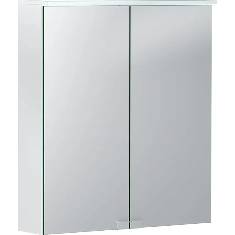 Geberit Option - spoguļskapis ar apgaismojumu, 60x68x18 cm, balts 500.273.00.1