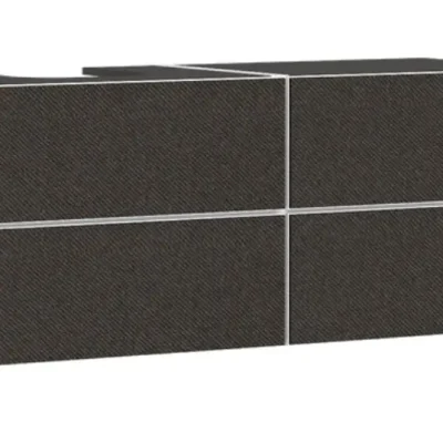 Hansgrohe Xevolos E - izlietnes skapītis, 137x56x55 cm, 4 atvilktnes, matēti balts/tekstila tumši pelēks 54236660