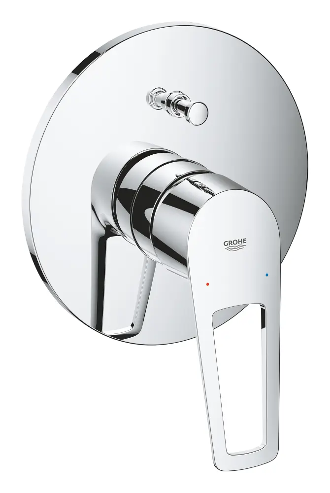 Grohe BauLoop - zemapmetuma maisītājs, 2 patērētājiem, hroms 29189001