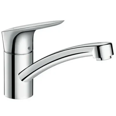 Hansgrohe Logis - virtuves izlietnes vienas sviras maisītājs 120 CoolStart Eco, hroms 71837000