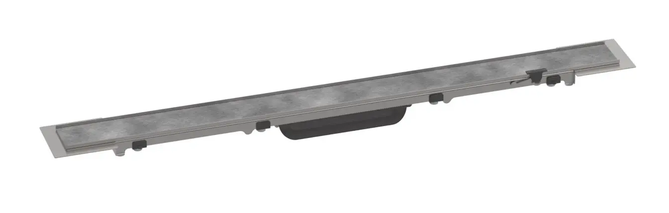 Hansgrohe RainDrain Rock - dušas renīte 700, flīzējama, nerūsējošais tērauds 56030000