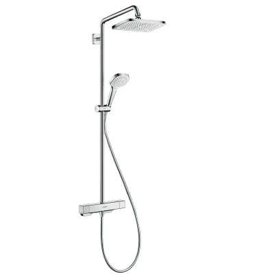 Hansgrohe Croma - dušas sistēma Showerpipe ar termostata maisītāju, 1jet, hromēts 27630000