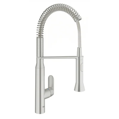 Grohe K7 - virtuves izlietnes maisītājs ar atsperes sviru, SuperSteel 31379DC0