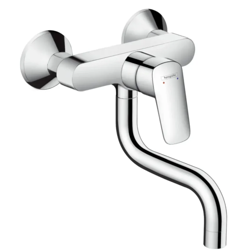 Hansgrohe Logis - virtuves izlietnes vienas sviras maisītājs, hromēts 71836000