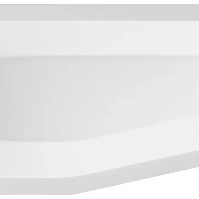 Aqualine sanitārā keramika - vanna Opava 160x70x44 cm, kreisā, balta C1670