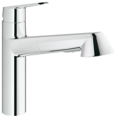 Grohe Eurodisc Cosmopolitan - virtuves izlietnes vienas sviras maisītājs, hromēts 32257002