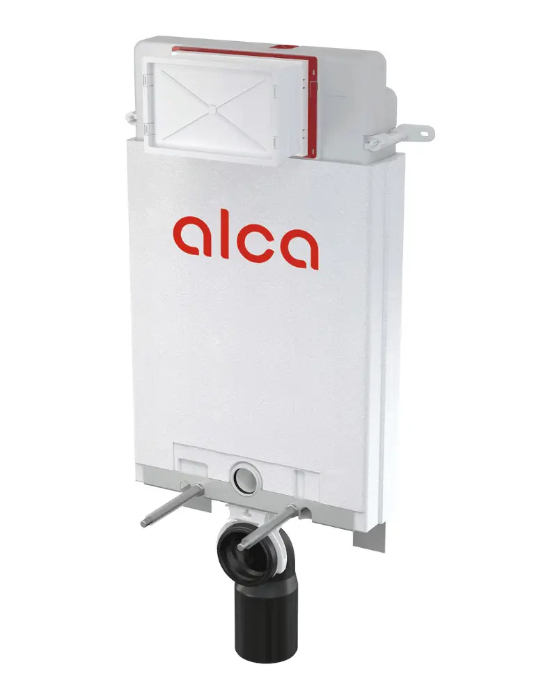 Alcadrain zemapmetuma elementi - sienas uzstādīšana piekarināmam WC, tablešu dozators, mūrēšanai, montāžas augstums 1,06 m AM100/1000