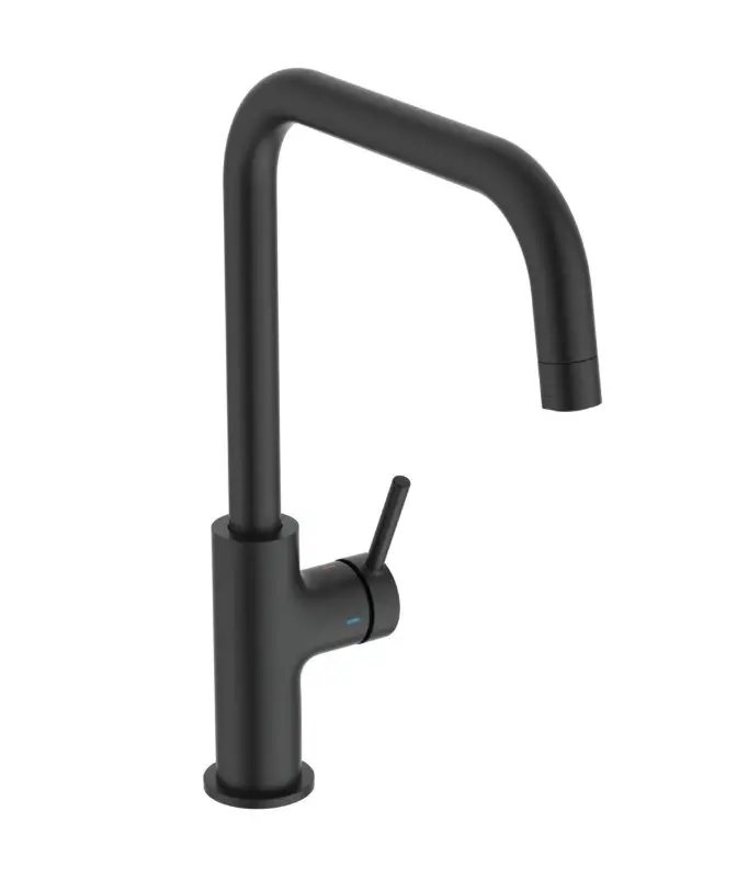 Ideal Standard Ceraline Nuovo - virtuves izlietnes maisītājs, zīdaini melns BE266XG