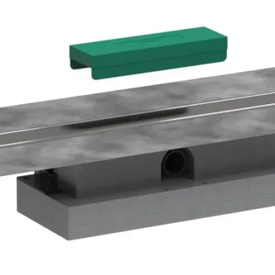 Hansgrohe uBox universal - pilns komplekts plakanai uzstādīšanai 900 dušas renes komplektiem, nerūsējošais tērauds 56019180