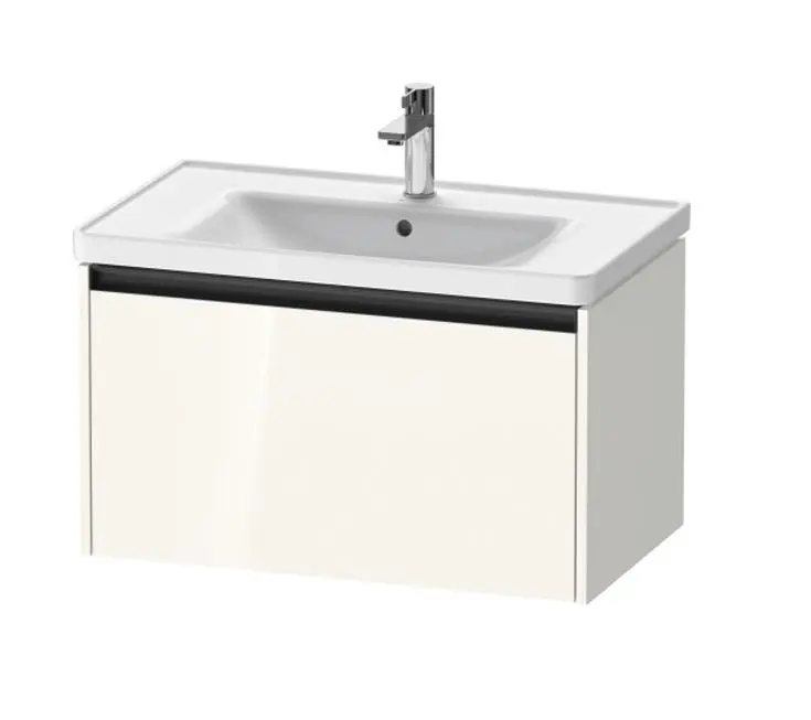 Duravit Ketho.2 - izlietnes skapītis, 44x78x46 cm, 1 atvilktne, balts spīdīgs K25083022220000